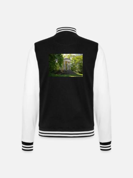 Pavillon - College-Sweatjacke - Schwarz/Weiß