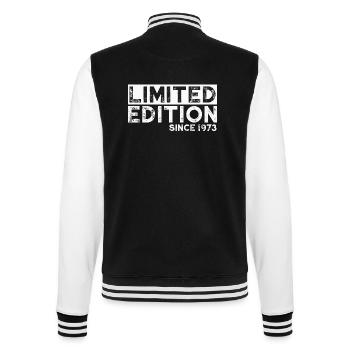 Limited edition since 1973 - College Sweat Jacket - black/white - Back - Marisol (170cm)