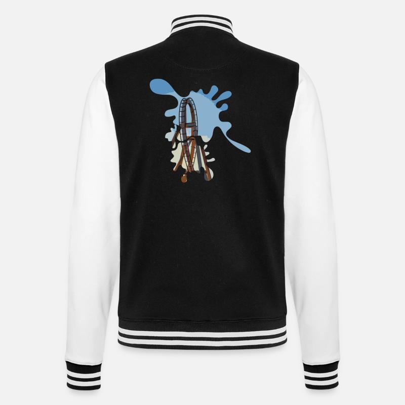 Loop LabelDrop - Veste Teddy - noir/blanc