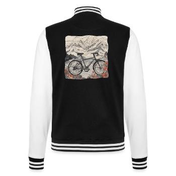 Vélo / Vélo / Vélo / Vélo / Forêt / Montagne - Veste Teddy - noir/blanc - Dos - Marisol (170cm)