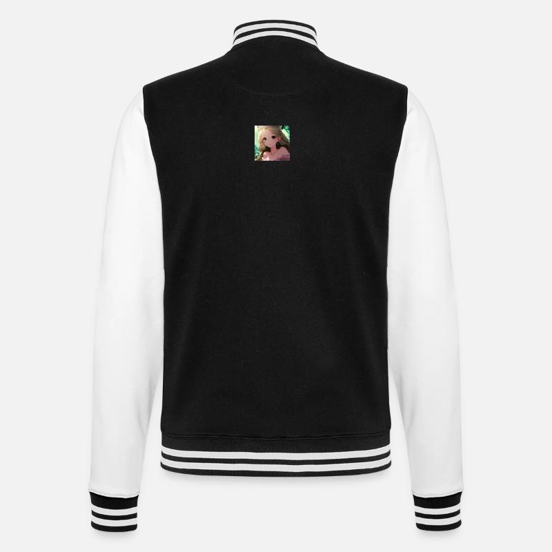 a Prinzessin in small - College-Sweatjacke - Schwarz/Weiß