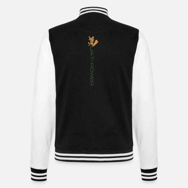 Puissance de squat 04 - Veste Teddy - noir/blanc