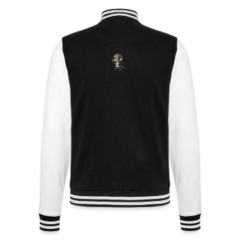 Velociraptor Cartoon 3 - Veste Teddy - noir/blanc - Dos - Marisol (170cm)