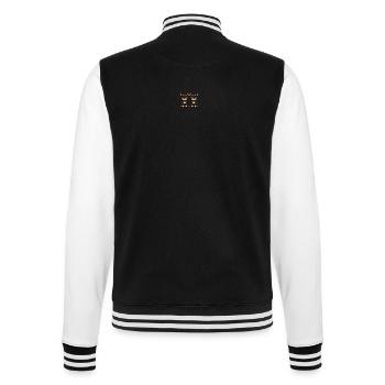 Doberman Dog Comic - College Sweat Jacket - black/white - Back - Marisol (170cm)