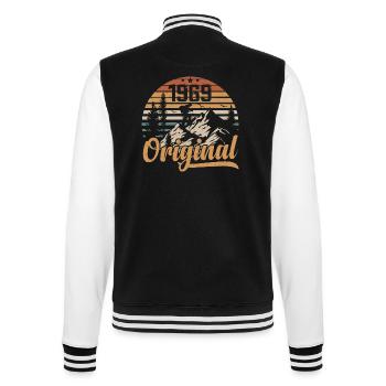 Original 1969 Retro 1969 Vintage 1969 Anniversaire - Veste Teddy - noir/blanc - Dos - Marisol (170cm)