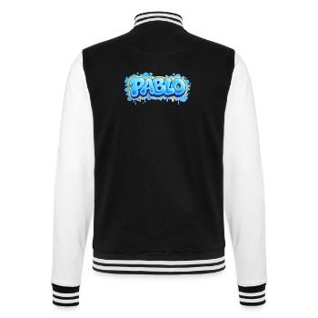PABLO GRAFFITI NAME FOR PERFECT GIFT PRINTABLE - College Sweat Jacket - black/white - Back - Marisol (170cm)