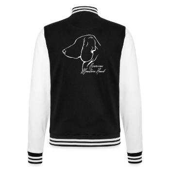 BAVARIAN MOUNTAIN HOUND Profile Dogs Dog Wilsigns - College Sweat Jacket - black/white - Back - Marisol (170cm)