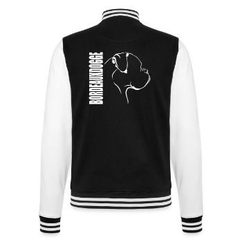 BORDEAUXDOGGE Profil Hunde Hund Wilsigns - College-Sweatjacke - Schwarz/Weiß - Hinten - Marisol (170cm)