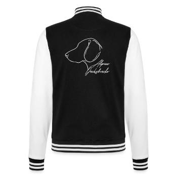 Alpine Dachsbracke Profile Dogs Dog Wilsigns - College Sweat Jacket - black/white - Back - Marisol (170cm)