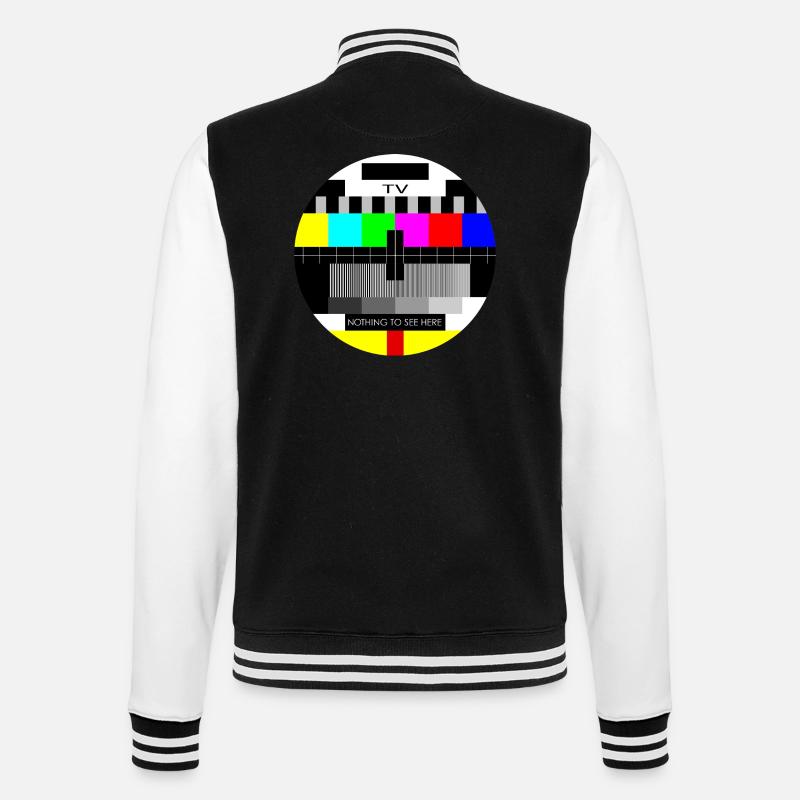 Test Image - Veste Teddy - noir/blanc