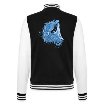 Mutter Natur - College-Sweatjacke - Schwarz/Weiß - Hinten - Marisol (170cm)