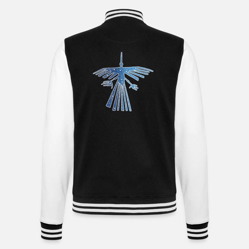 Animal oiseau de Nazca - Veste Teddy - noir/blanc
