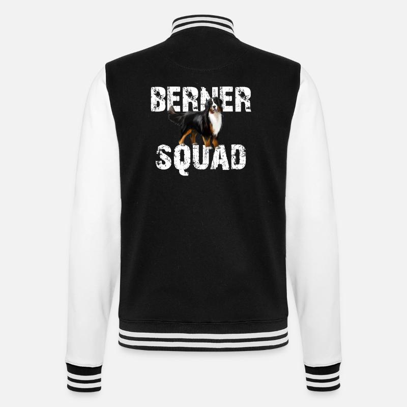 Bouvier bernois - Veste Teddy - noir/blanc