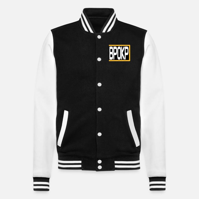 bpokp - Veste Teddy - noir/blanc