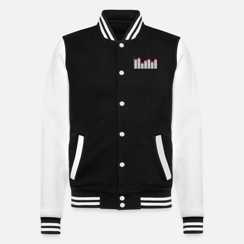 Equalizer / equaliser - College Sweat Jacket - black/white