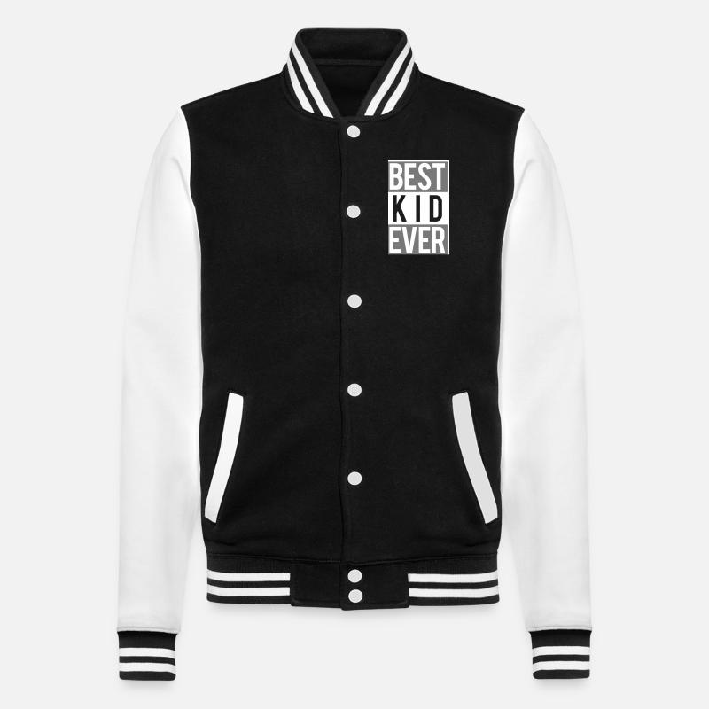 best kid ever - Veste Teddy - noir/blanc