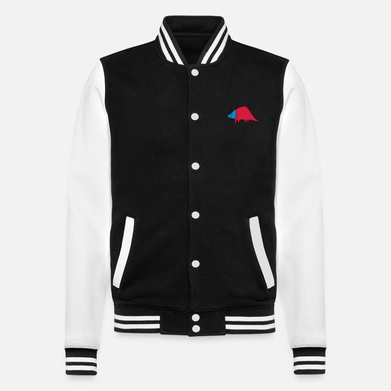 Dino Trizzi dans les couleurs de votre choix - Veste Teddy - noir/blanc