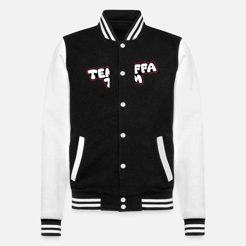 Teneriffa Team - College-Sweatjacke - Schwarz/Weiß