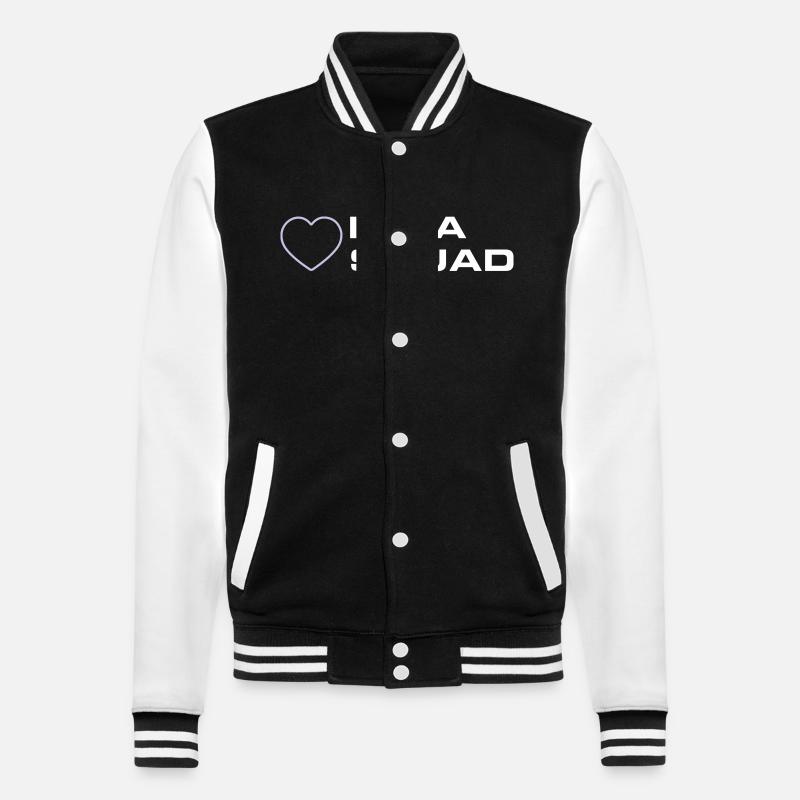 Ibiza Squad - College-Sweatjacke - Schwarz/Weiß
