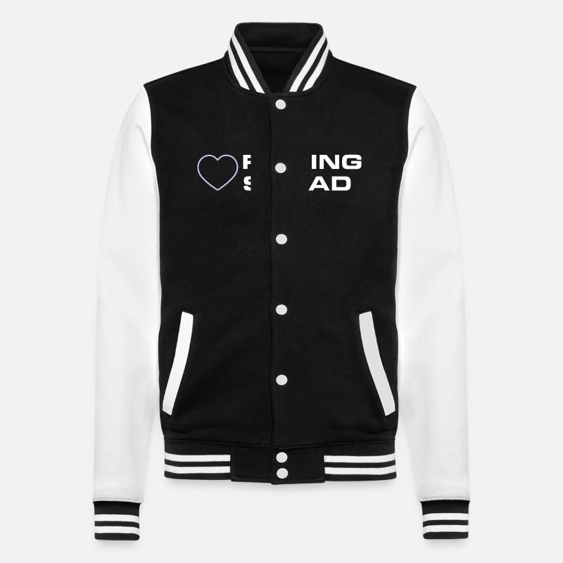 Escouade de pêche - Veste Teddy - noir/blanc