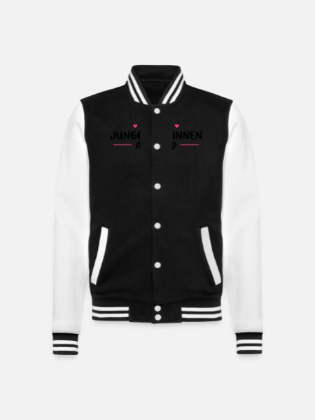 Bachelorette Party 2024 - College Sweat Jacket - black/white