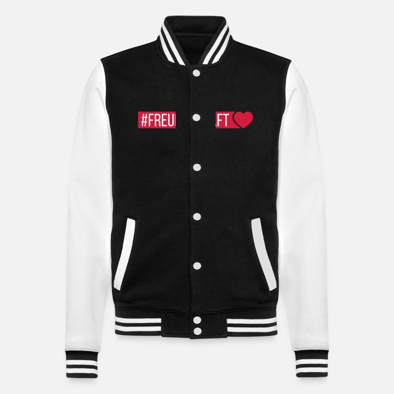 Cœur d’amitié - Veste Teddy - noir/blanc