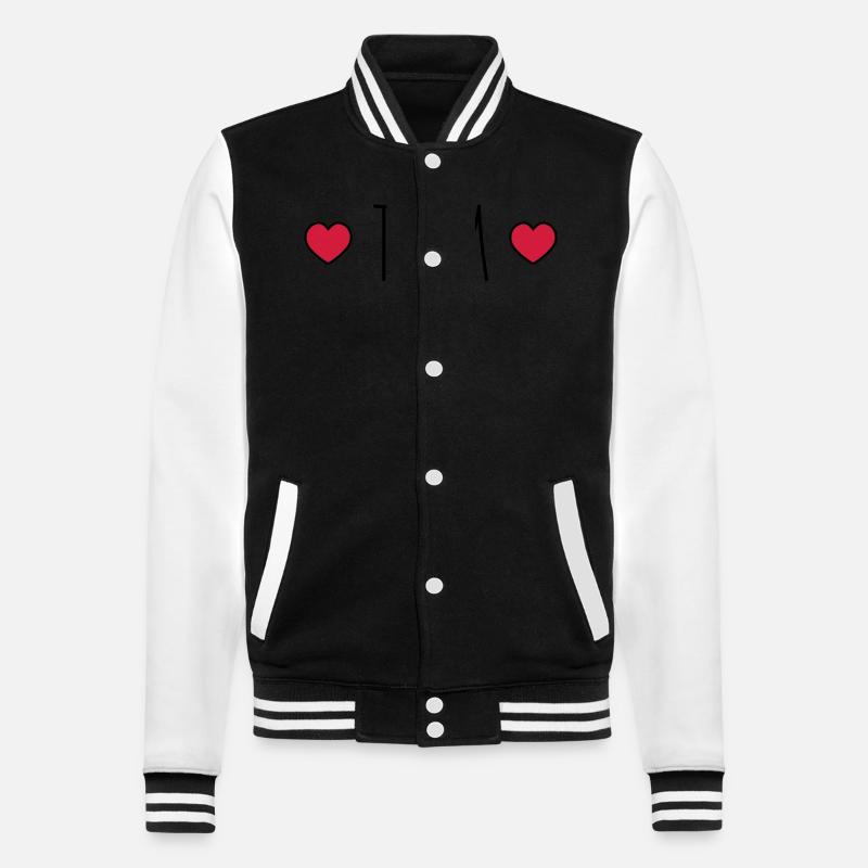 Cœur d’équipe - Veste Teddy - noir/blanc