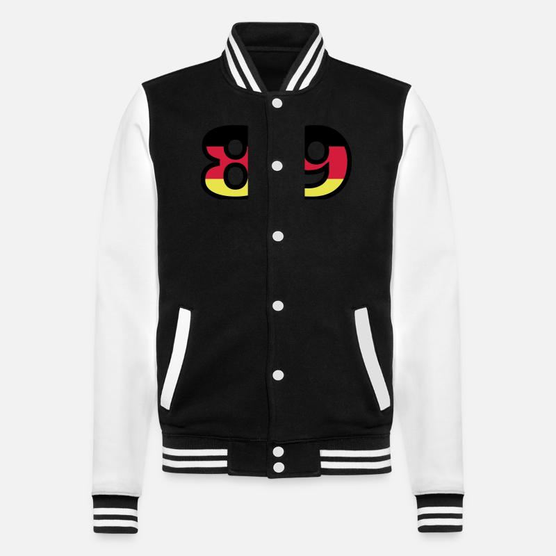 89 Numéro Allemagne Jersey - Veste Teddy - noir/blanc