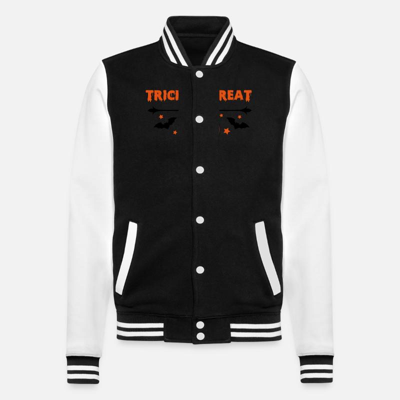 Des bonbons ou des bâtons - Veste Teddy - noir/blanc