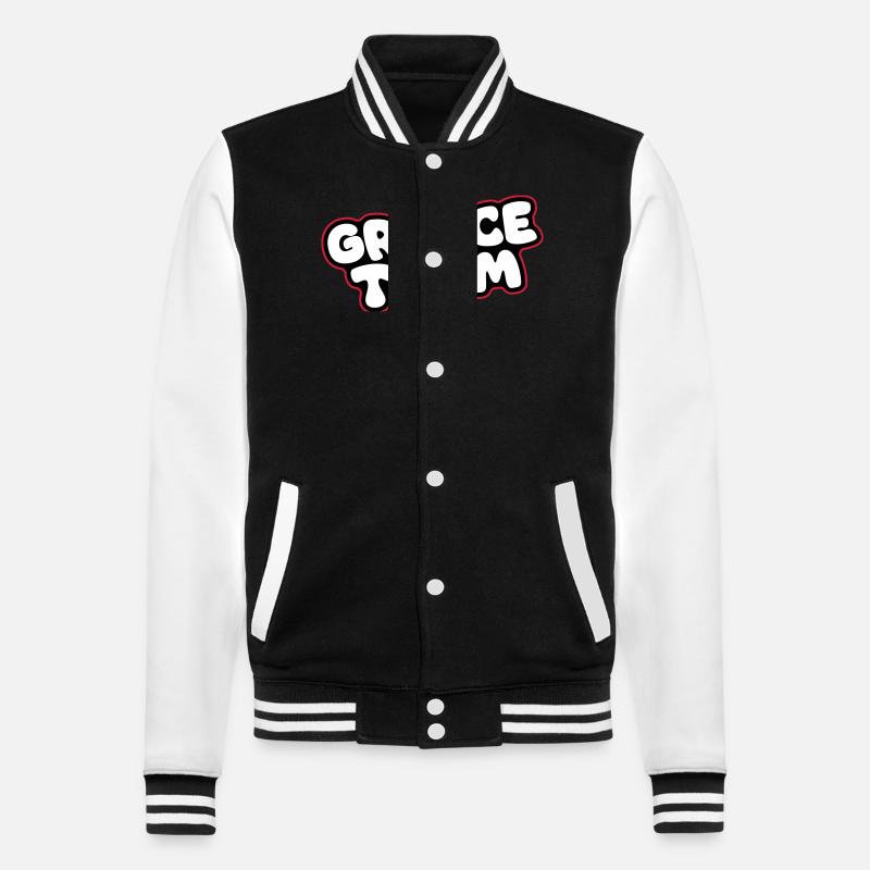Greece Team - College Sweat Jacket - black/white