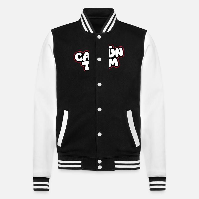 Cancun Team - College-Sweatjacke - Schwarz/Weiß