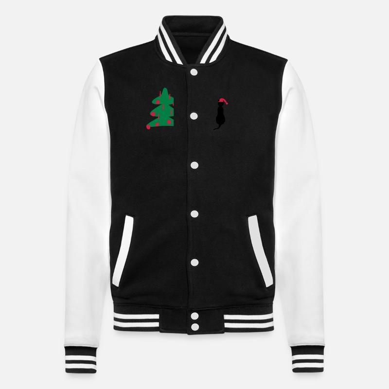 Noël - Cat - Veste Teddy - noir/blanc