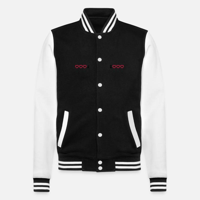 Bachelorette Party - College Sweat Jacket - black/white