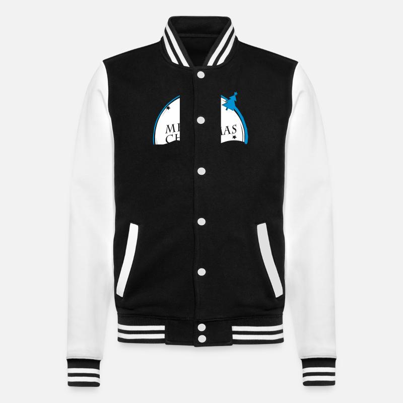 Joyeux Noël VECTORGRAPHIC - Veste Teddy - noir/blanc