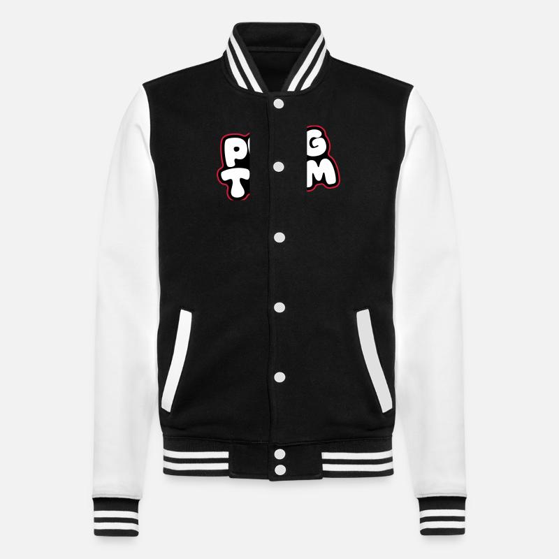 Prague Team - College Sweat Jacket - black/white