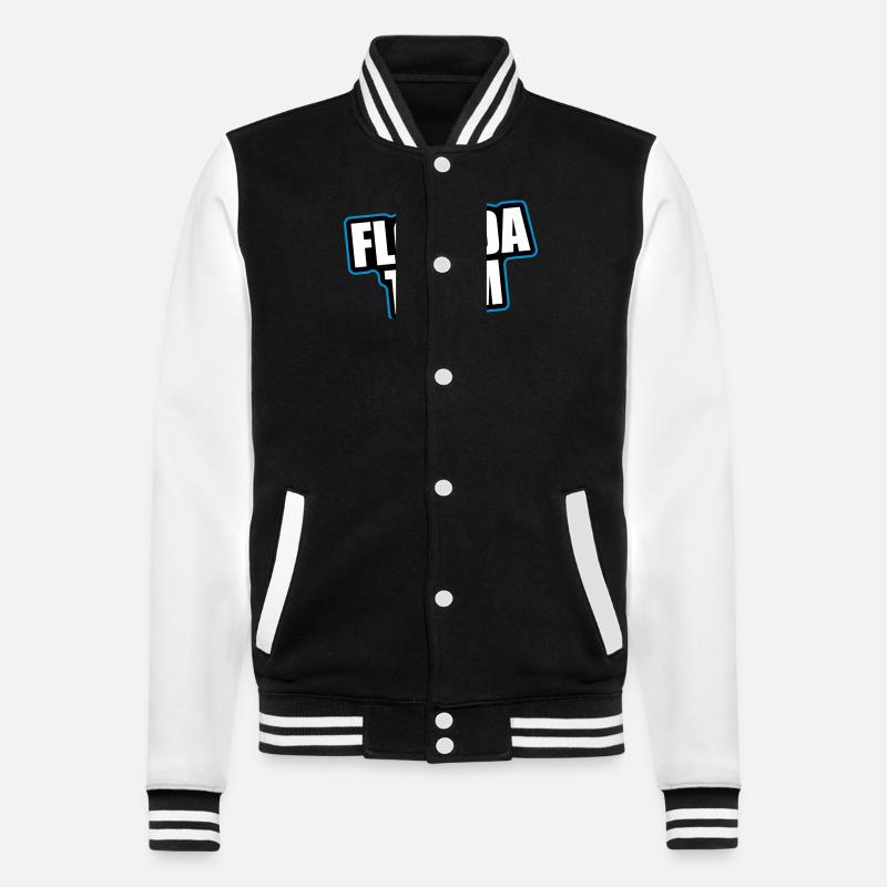 Florida Team Travel Vacation - College Sweat Jacket - black/white