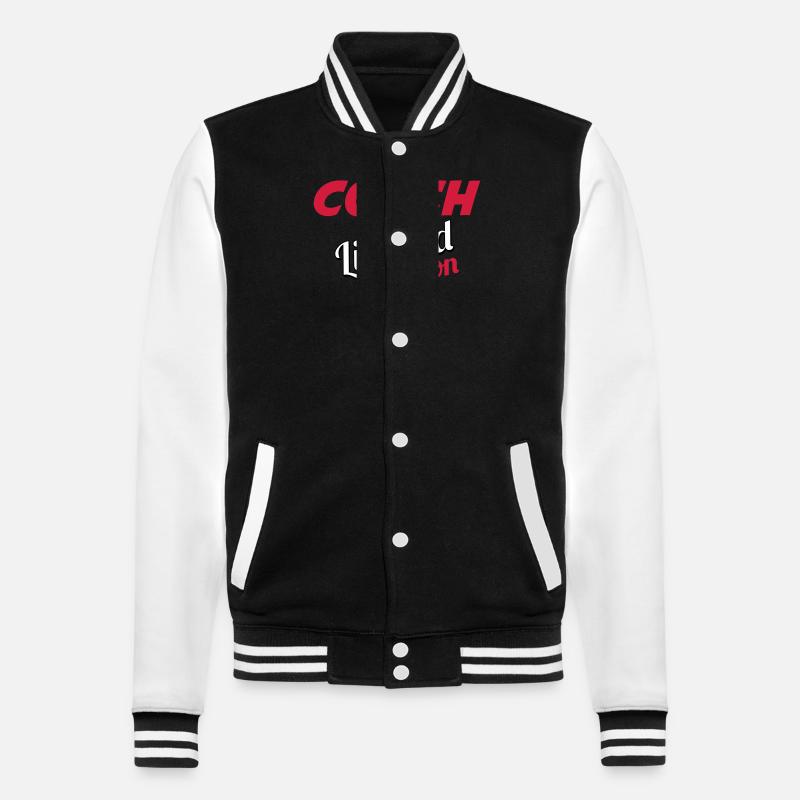 COACH LIMITIERTE AUFLAGE - College-Sweatjacke - Schwarz/Weiß