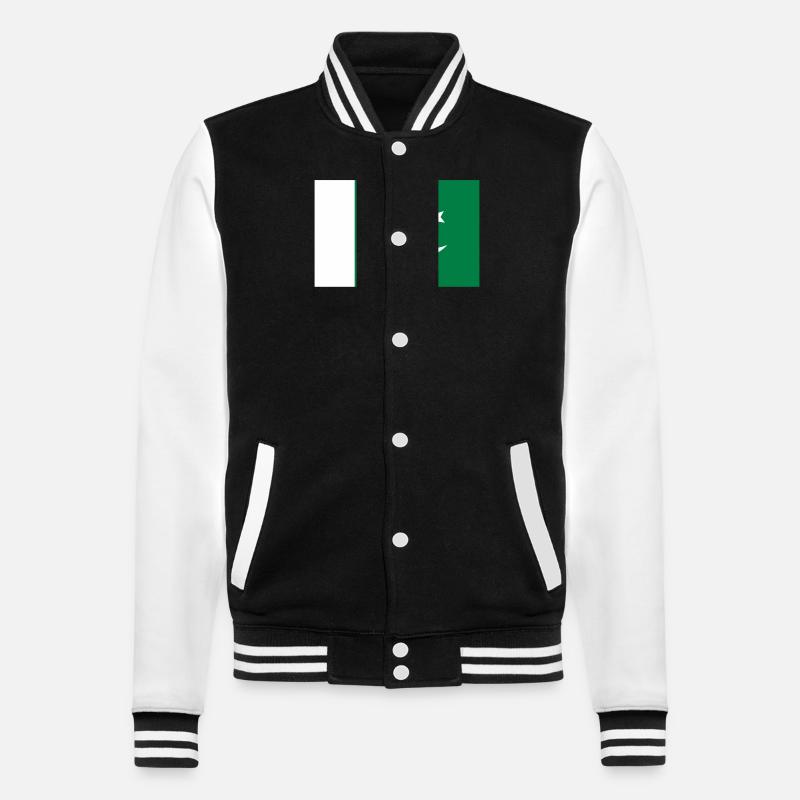 pakistan - College-Sweatjacke - Schwarz/Weiß