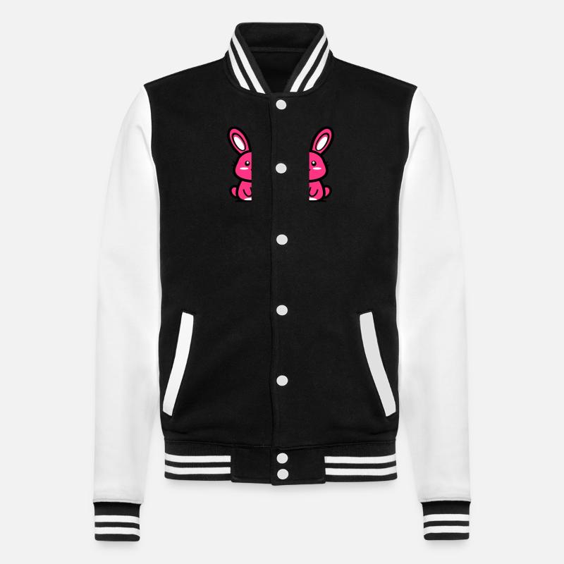 Easter Bunny Easter - College Sweat Jacket - black/white