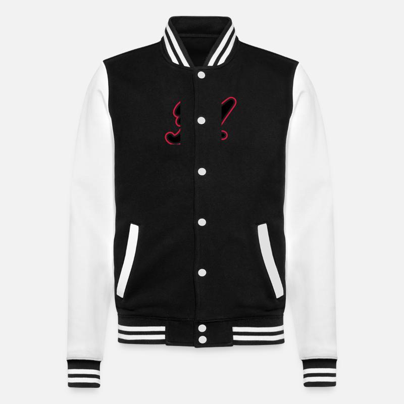 31 Symbole numérique - Veste Teddy - noir/blanc