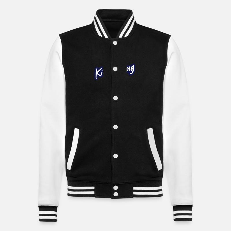 Kitesurfing Team - College-Sweatjacke - Schwarz/Weiß