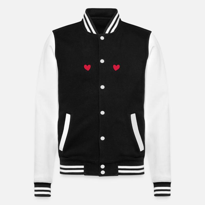 Cœur 2026 - Veste Teddy - noir/blanc