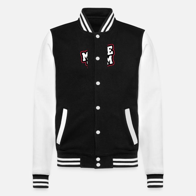 Malle Team - College Sweat Jacket - black/white