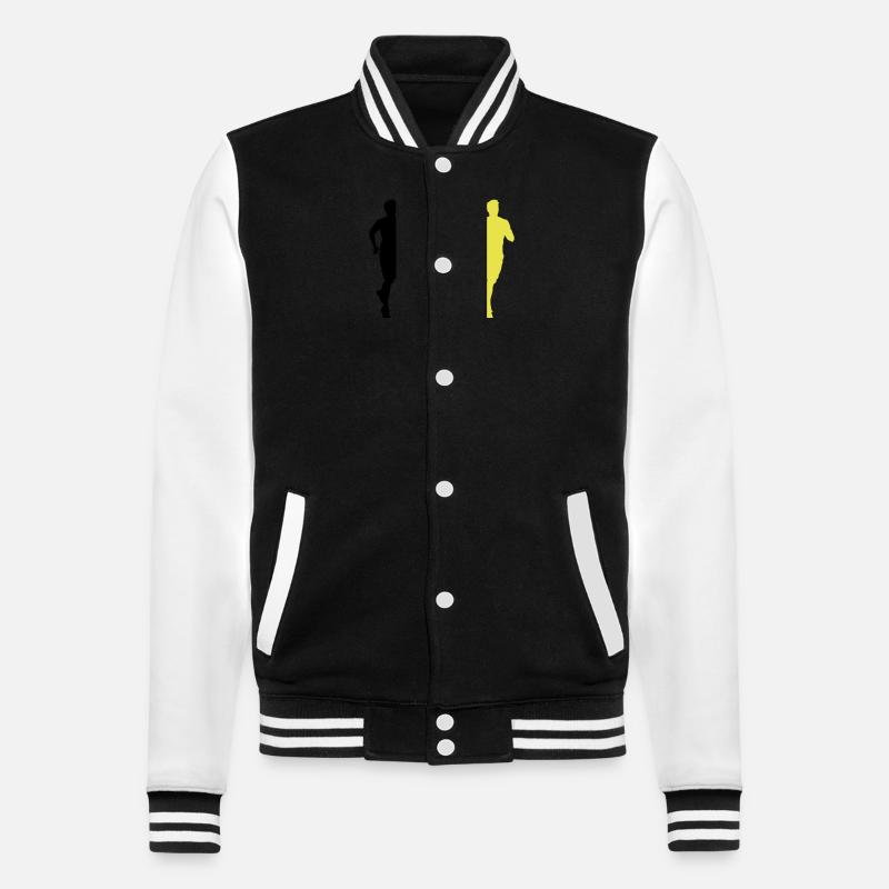 jogging germany - College-Sweatjacke - Schwarz/Weiß