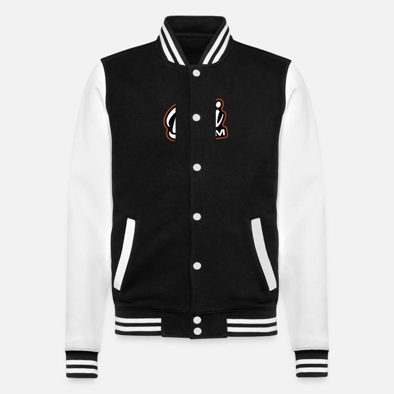 Bali Team - College-Sweatjacke - Schwarz/Weiß