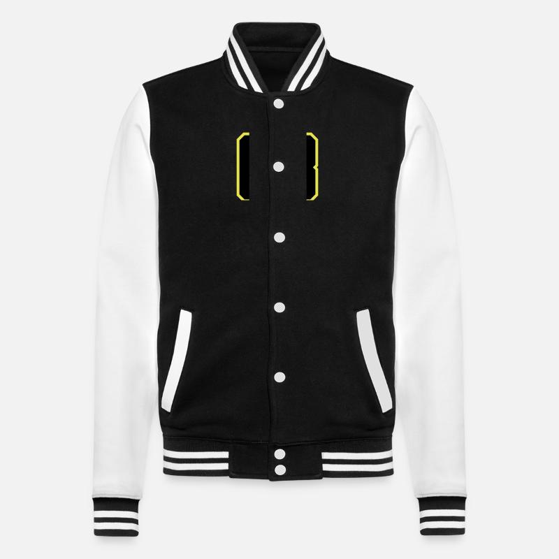 Maillot à numéros 63 - Veste Teddy - noir/blanc