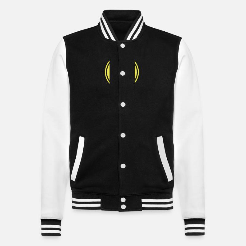 Kuchen käsekuchen - College-Sweatjacke - Schwarz/Weiß