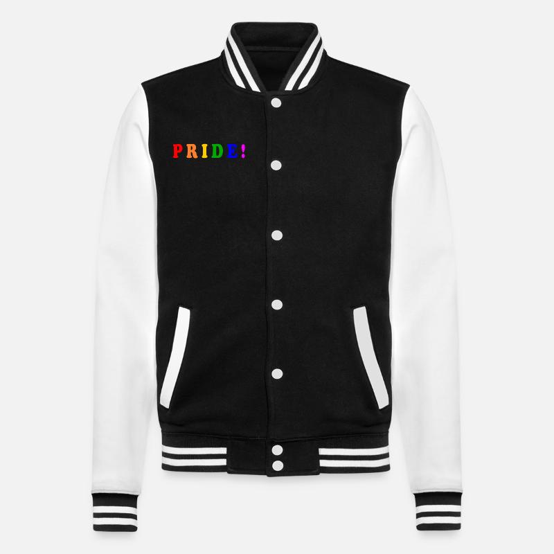 Pride - Veste Teddy - noir/blanc