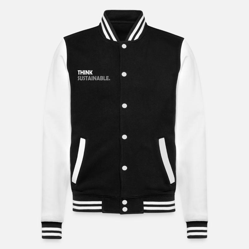 Pensez durable - Veste Teddy - noir/blanc