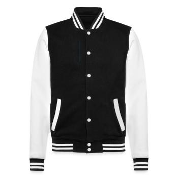 TENNIS GIRL - Veste Teddy - noir/blanc - Devant - Nik (191cm) & Marisol (170cm)